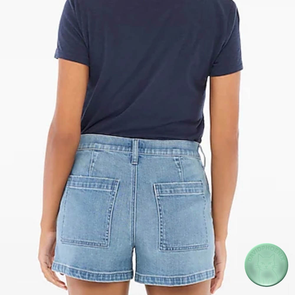 J.Crew Women’s High Rise Denim Shorts Sizes 27–30 NWT $89 Retail - Picture 8 of 16